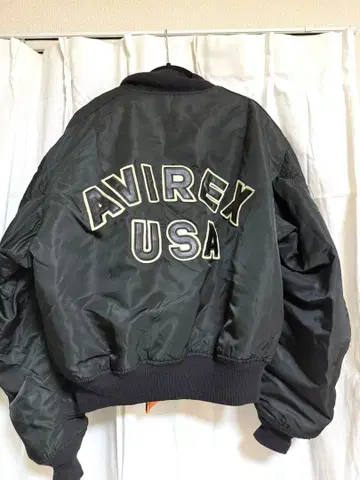 avirex 아비렉스 ma-1 레어 90년대 블랙