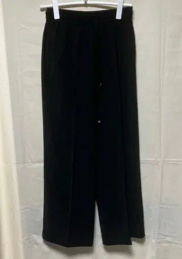 OPAQUE.CLIP 이지 와이드 팬츠 블랙 L