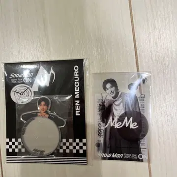 Snow Man 스티커 씰 메구로 렌