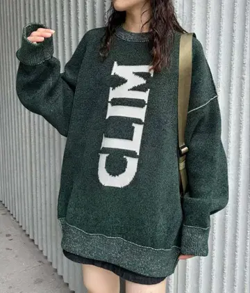 프랭클린 클라이밍 CLIM 로고 니트 세일 새상품 니트