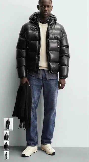 Zara 2025 100% 페더 다운 L 사이즈