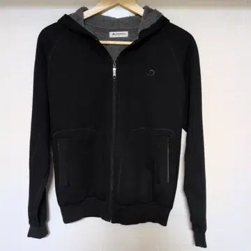 phiten 플리스 안감 부착 후드티 S 블랙