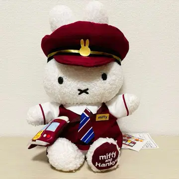 미피 봉제 인형 한큐 기차 콜라보 한정판