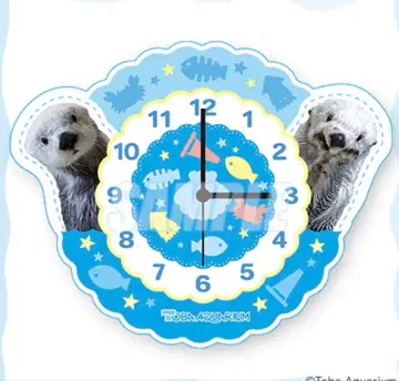 캡슐 복권 x 토바 수족관 메이 & 키라 아크릴 시계 A상