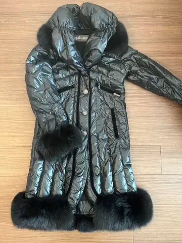 galliano 퍼 달린 다운 존 갈리아노