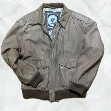 가죽 플라이트 자켓