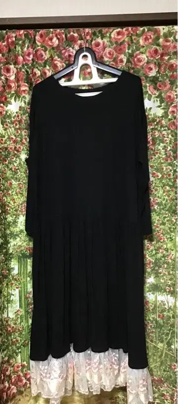 블랙 롱 원피스