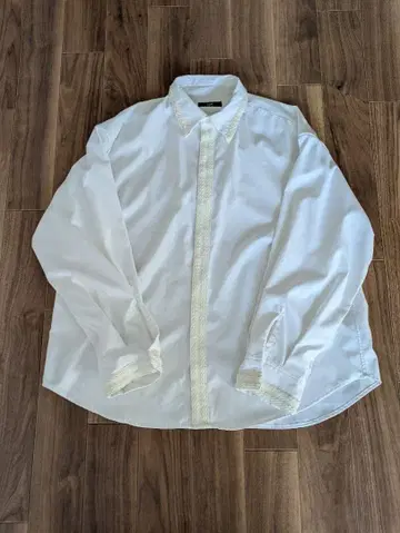 HARE 니트 테이프 클레릭 셔츠