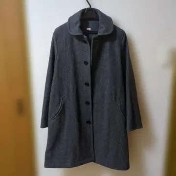 NB 그레이 롱 코트