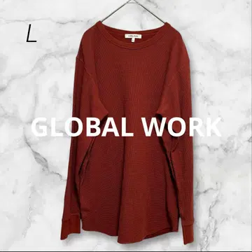글로벌 워크 상의 빅 루즈 루즈핏 티셔츠 캐주얼 가을/겨울 L