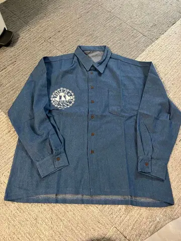 TIGER & BUNNY 데님 긴팔 셔츠