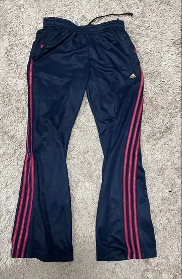 adidas 3라인 플레어 팬츠 네이비/레드