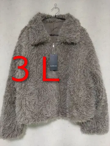 빅 사이즈 새상품 3L 보아 자켓 아우터