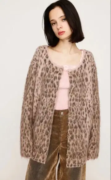 SLY JQ 레오파드 가디건