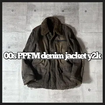 00s archive PPFM denim jacket y2k grunge