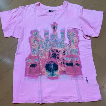 눈에 띄는 흠집이나 얼룩 없음 프리 사이즈 zucca 핑크 그래픽 T셔츠