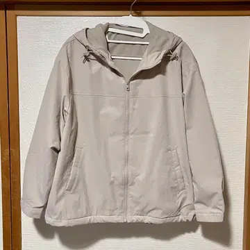 Honeys 안감 플리스 후드 블루종 베이지 S 사이즈