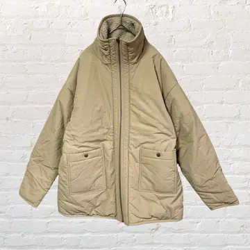 12055 FREAK'S STORE 스탠드 카라 리버서블 보아 블루종