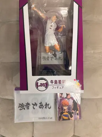 하이큐 우시지마 와카토시 & H상 가로막 플랫 파우치 G상 엽서북 미개봉