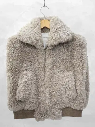 미사용 ESLOW 에슬로우 시프 퍼 슬리브리스 자켓 9(F)