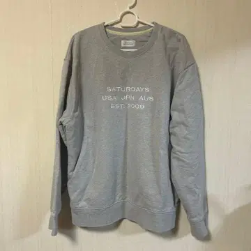 SATURDAYS NEW YORK CITY 그레이 맨투맨