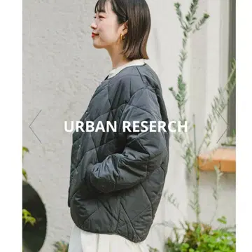 아이템즈 어반 리서치 충전솜 퀼팅 노카라 자켓