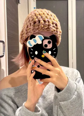 크러셔 모자 크로셰 모자 바부슈카 니트 모자 비니 크로 셰 뜨개질