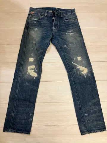 랄프 로렌 데님 앤 서플라이 DENIM&SUPPLY 청바지 데미지