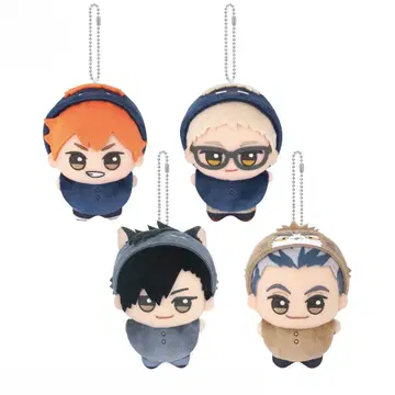 하이큐!! SD 인형 ~애니멀 판초~ vol.1 전 4종 컴프 세트 2