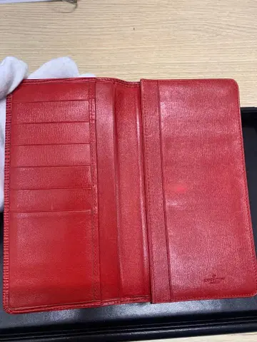 불가리 이단 접이식 지갑 블랙