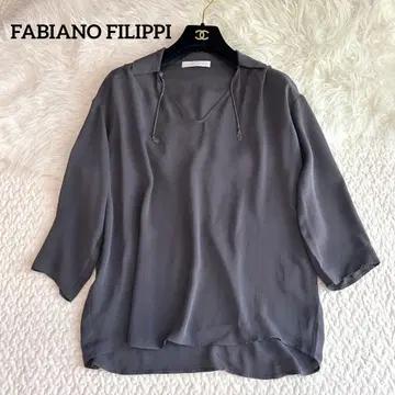 새상품급 파비아나 필리피 블라우스 실크 볼 체인