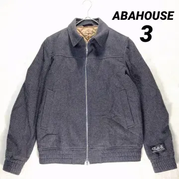 [ 아바하우스 ] 블루종 점퍼 카라 부착 (3) 풀 집업 네이비 충전솜