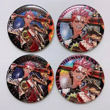 카리스마 사루카와 케이 캔뱃지 4점