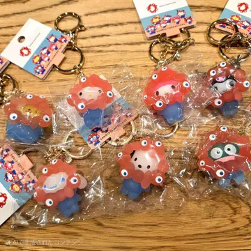 [ 미개봉 새상품 ] 산리오 미야쿠미야쿠 클리어 키링 7종 컴플리트