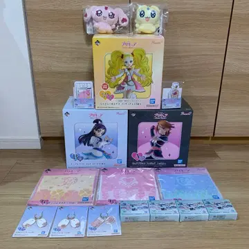 프리큐어 피규어 봉제 인형 키링 세트 1번 복권