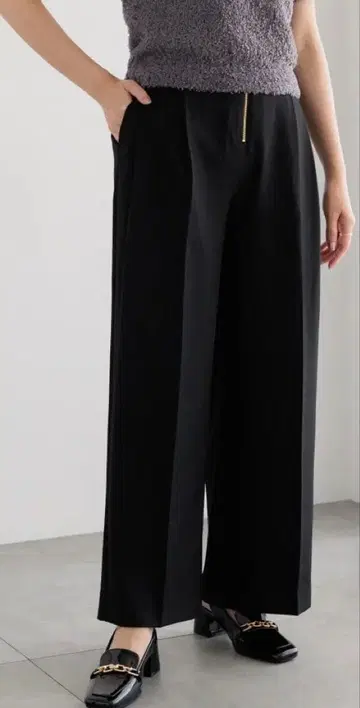 [ 새상품급 ] 블랙 와이드 팬츠
