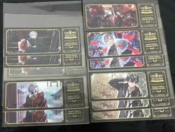 쿠츠하 티켓풍 카드 팝업 특전 니지산지