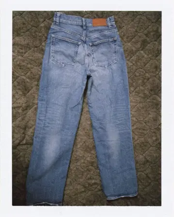 스트레이트 데님 25 사이즈 라이트 블루