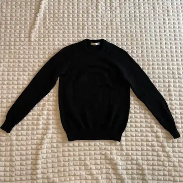 EDIFICE 캐시미어 크루넥 스웨터 캐시미어 100% 블랙