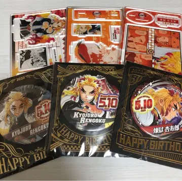 귀멸의 칼날 명장면 디오라마 피규어 생일 캔뱃지 벌스데이 렌고쿠 쿄쥬로