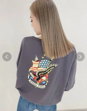 GYDA Edhardy 맨투맨 풀오버 그레이