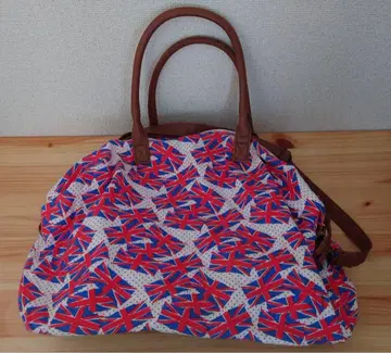 유니언 잭 패턴 토트백