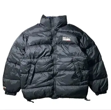 90s VINTAGE reversible short down jacket
