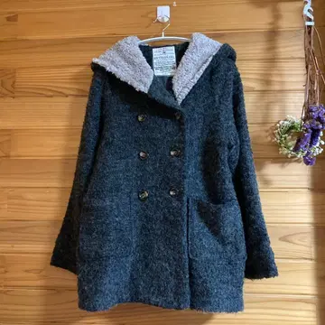 RETRO GIRL 더블 브레스트 자켓 그레이