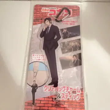 모로후시 타카아키 클리어 백참 & 스틱 명탐정 코난 아크릴 스탠드