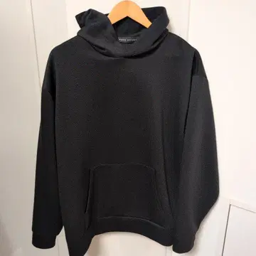 나노 유니버스 블랙 후드 부착 후드티