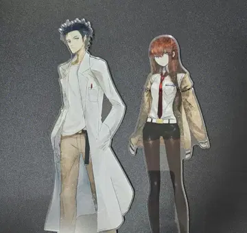 STEINS;GATE 오카베 린타로 마키세 크리스 big 아크릴 스탠드