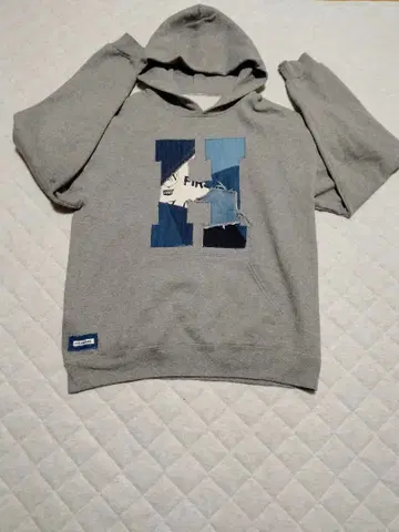 할리우드 런치마켓 리메이크 데님 패치워크 후드티 남성용 2