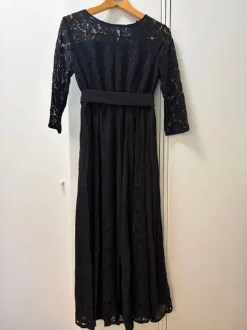 블랙 레이스 원피스 M
