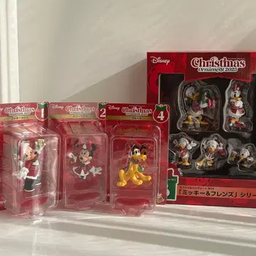 디즈니 크리스마스 오너먼트 2025 B상 + 미키, 미니, 플루토